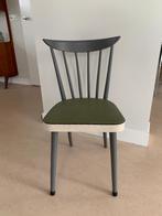 Vintage Retro stoel jaren 50 60 hout -skai, Gebruikt, Overige kleuren, Retro vintage, Eén