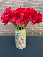 Kunstbloemen rood nieuw tafelboeket fleurig boeket, Binnen, 3811 JM, Info@rodebeagle.nl, Rode Beagle kunstbloemen