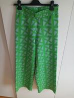 S aparte broek appelgroen dessin wijde pijpen groen, Zara, Ophalen of Verzenden, Maat 36 (S), Lang