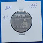 Aruba 1 Florin - 1997 UNC, Postzegels en Munten, Munten | Nederland, Verzenden, Koningin Beatrix, 1 gulden, Losse munt