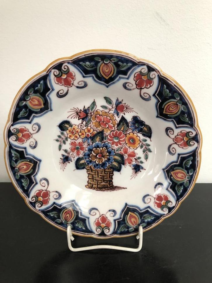 Makkum Altena & Krooyenga wandbord 24 cm (Reyshof), Antiek en Kunst, Antiek | Wandborden en Tegels, Ophalen of Verzenden