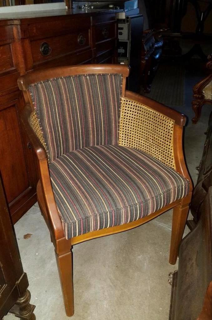 4 Kersenhouten Eetkamer Armstoelen, Huis en Inrichting, Stoelen, Gebruikt, Vier, Hout, Bruin, Ophalen