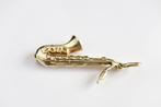 14 K Gouden Hanger | Saxofoon, Overige voorstellingen, Ophalen of Verzenden, Zo goed als nieuw, Goud