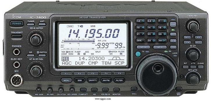 ICOM IC-7400 HF / VHF set [RUIL OF INRUIL KAN ], Telecommunicatie, Zenders en Ontvangers, Zo goed als nieuw, Zender en Ontvanger