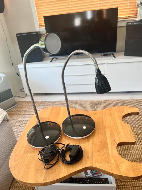 Twee schemerlampjes, Huis en Inrichting, Lampen | Tafellampen, Zo goed als nieuw, Minder dan 50 cm, Ophalen of Verzenden