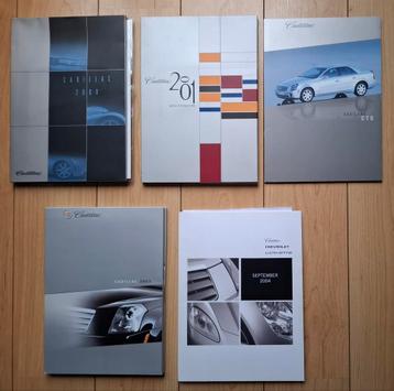 Cadillac,  5 persmappen vanaf 2000. € 25,-- beschikbaar voor biedingen