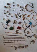 Sieraden waaronder 2 zilveren en 2 antieke, Sieraden, Tassen en Uiterlijk, Antieke sieraden, Ophalen of Verzenden, Zilver