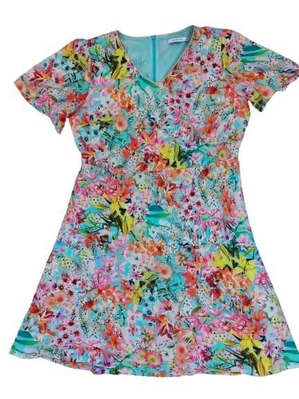 Topjurk van AMaNIA MO MT 40/42, Kleding | Dames, Jurken, Zo goed als nieuw, Maat 42/44 (L), Knielengte, Ophalen of Verzenden