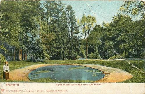 (388-211-017) Warmond Vijver in het Bosch van Huize Warmont, Verzamelen, Ansichtkaarten | Nederland, Zuid-Holland, Verzenden