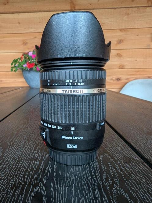 Tamron 18-270mm f/3.5-6.3 Di II VC voor canon, Audio, Tv en Foto, Fotografie | Lenzen en Objectieven, Zo goed als nieuw, Telelens
