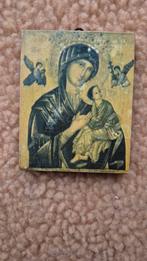 Vintage Icoon Moeder en Kind, Antiek en Kunst, Antiek | Religie, Ophalen of Verzenden