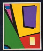 Abstracte compositie olieverf / maroufle  h v d linden, Ophalen of Verzenden