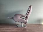 Grijze moderne stoffen relax fauteuil / relax stoel XL, Huis en Inrichting, Fauteuils, Ophalen, Nvt, Nvt, Nvt