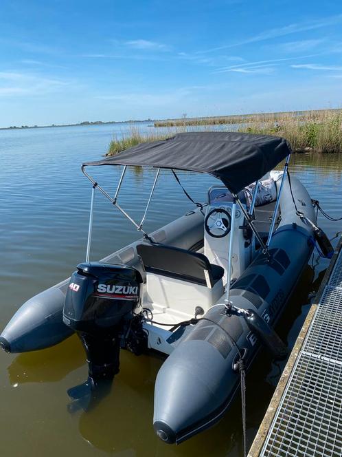 Brig Falcon 500 Luxe, BBM Suzuki 40 pk bj. 2019 trailer 2022, Watersport en Boten, Rubberboten, Zo goed als nieuw, Overige merken