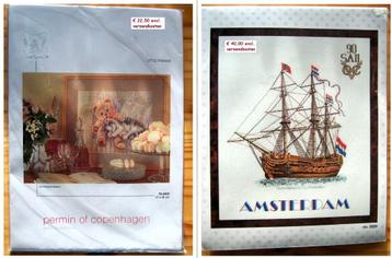 Borduurpakketten – kruissteek beschikbaar voor biedingen