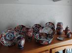 13 delige Imari collectie borden en vazen, Ophalen