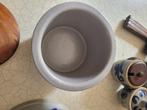 klein antiek Keuls potje met houten deksel, Antiek en Kunst, Ophalen of Verzenden