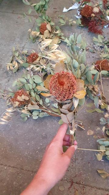 Droogbloemen Boeketjes - Bruiloft Decoratie (13 stuks) beschikbaar voor biedingen