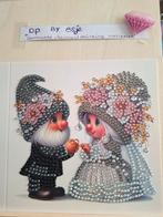 Diamond Painting Kaart - Bruidspaar, Hobby en Vrije tijd, Kaarten | Zelf maken, Ophalen of Verzenden, Nieuw, Fantasie, Blanco kaart of Basiskaart