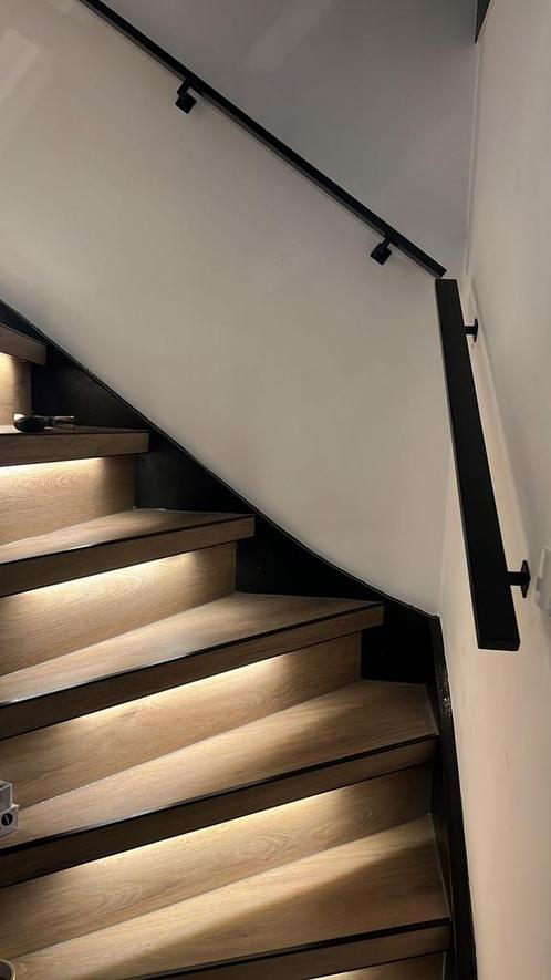 Stalen industriele trapleuningen op maat gemaakt!, Doe-het-zelf en Verbouw, Ladders en Trappen, Nieuw, 2 tot 4 meter, Ophalen