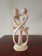 Soapstone sculptuur ouders met 2 kinderen, 21cm hoog, Ophalen of Verzenden