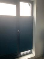 Duette gordijnen blauw en grijs, Huis en Inrichting, 200 cm of meer, Zo goed als nieuw, Grijs, 50 tot 100 cm