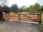 Douglas (elektrische) poorten op maat en geplaatst!, Tuin en Terras, Ophalen of Verzenden, Nieuw, Hout, 150 tot 200 cm