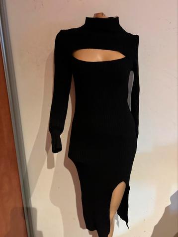 MADE IN ITALY jurk met split maat S  origineel ZGAN beschikbaar voor biedingen