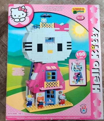 Androni Unico Plus Hello Kitty huis, 198dlg. Nieuw in doos. beschikbaar voor biedingen