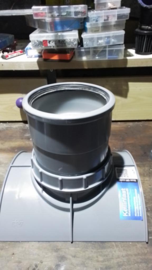 Knelinlaat, universeel PVC-U, Doe-het-zelf en Verbouw, Buizen en Afvoer, Nieuw, Afvoer, Pvc, Minder dan 2 meter, 80 mm of meer