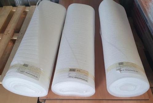 75 m2 Ondervloer laminaat foam wit 2mm 25m² per rol, Huis en Inrichting, Stoffering | Vloerbedekking, Nieuw, Laminaat, Wit, Ophalen of Verzenden