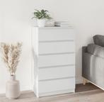 NIEUWE witte ladekast, Ophalen, 5 laden of meer, 100 tot 150 cm, Nieuw