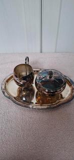 Zilveren roomstel met dienblad, Verzenden