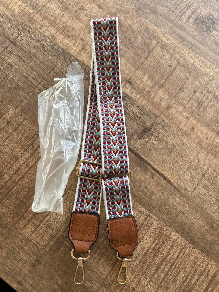 Nieuw tassenkoord met kleurrijk patroon, Sieraden, Tassen en Uiterlijk, Tassen | Reistassen en Weekendtassen, Nieuw, Overige kleuren