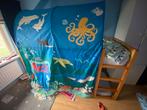 Ikea Kura Oceanen Overkapping, Kinderen en Baby's, Kinderkamer | Bedden, Gebruikt, 70 tot 85 cm, Ophalen of Verzenden, Hoogslaper of Stapelbed