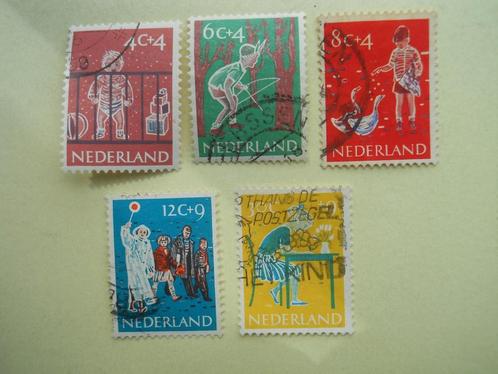 Nederland 1959 Kinderzegels serie Nvph.731-735 gestempeld, Postzegels en Munten, Postzegels | Nederland, Gestempeld, Na 1940, Ophalen of Verzenden
