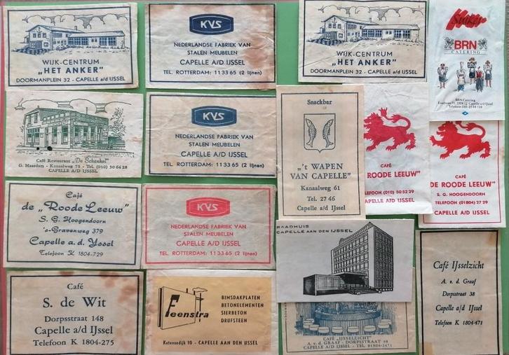 Capelle aan den IJssel, Verzamelen, Suikerzakjes, Verzenden