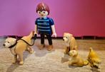 Playmobil Figuur met Honden, Ophalen, Zo goed als nieuw, Los playmobil