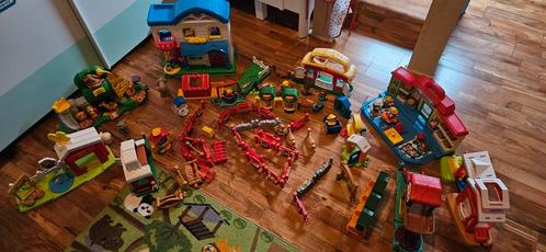 Little People fisher price poppenhuis dierentuin supermarkt, Kinderen en Baby's, Speelgoed | Fisher-Price, Gebruikt, Speelset