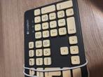 Logitech K310 Wasbaar Toetsenbord - Qwerty, Computers en Software, Toetsenborden, Gebruikt, Multimediatoetsen, Ophalen of Verzenden