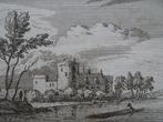 gravure kasteel van Liesveld, Schoonhoven Rademaker 18e eeuw, Verzenden