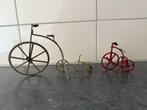 Fiets - 3 Hoge Bi fietsjes grote is 10 cm de kleine 3,5 cm, Ophalen, Gebruikt