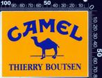 Sticker: Camel - Thierry Boutsen, Ophalen of Verzenden, Zo goed als nieuw, Auto of Motor