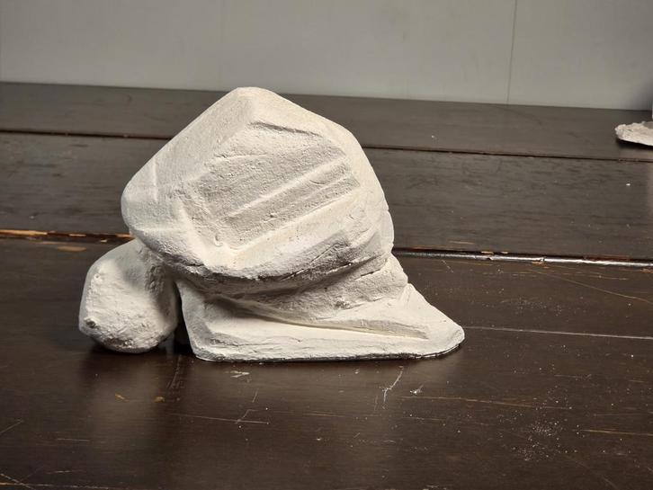2. Abstract Beeld 'Rust', Antiek en Kunst, Kunst | Beelden en Houtsnijwerken