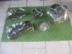 Glas sier kei/brokken 20 tot 35 cm gewicht 4,5 tot 18 kg, Groen, Overige materialen, Kei, Zo goed als nieuw