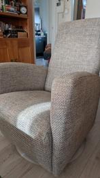 Comfortabele draai fauteuil met stoffen bekleding, Ophalen, Gebruikt, Minder dan 75 cm, 50 tot 75 cm
