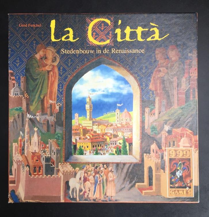 Gezelschapsspel La Città, Hobby en Vrije tijd, Gezelschapsspellen | Bordspellen, Zo goed als nieuw, Drie of vier spelers, Ophalen of Verzenden
