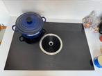 Bora Basic glasplaat met barst in hoek, Zo goed als nieuw, Inbouw, Inductie, 4 kookzones