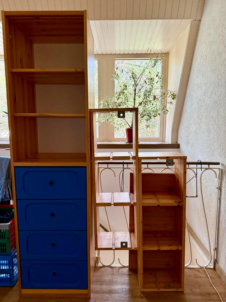 Trofast kasten met lades IKEA echt hout, Huis en Inrichting, Kasten | Boekenkasten, Zo goed als nieuw, 50 tot 100 cm, 150 tot 200 cm