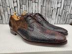 Floris van Bommel bruin serpentschoenen voor heren - Mt 42,5, Bruin, Verzenden, Floris van Bommel, Zo goed als nieuw